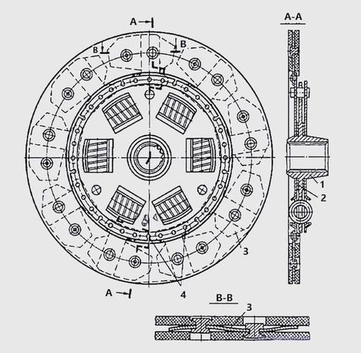 离合器从动盘构成_离合器从动盘材料_离合器从动盘结构