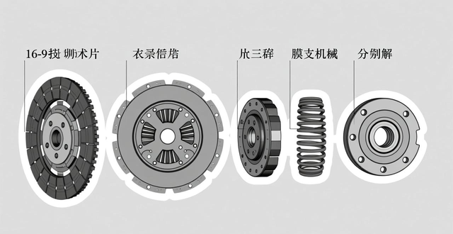 卡车离合器工作原理_汽车离合器总成_离合器部件组成