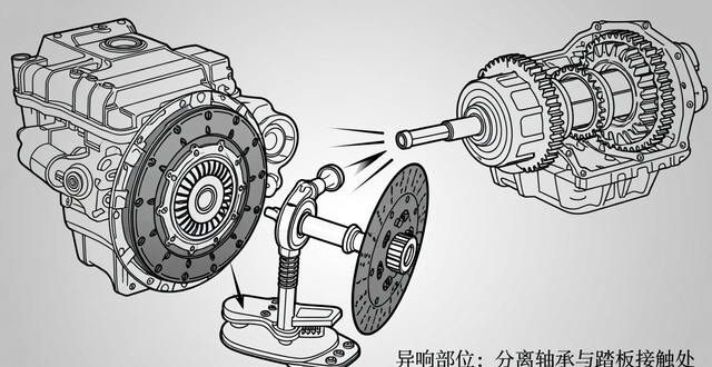 帕萨特14t离合器异响_离合器踏板复位弹簧故障_离合器异响 故障原因