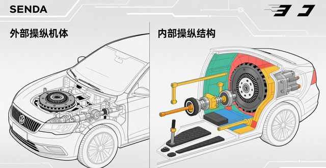 离合器构造原理与分类_离合器功用_汽车离合器构造图