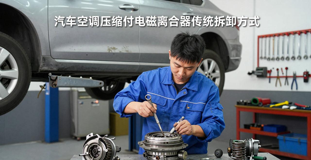 空压机离合器_压缩机主轴保护装置_汽车空调压缩机电磁离合器拆卸套头