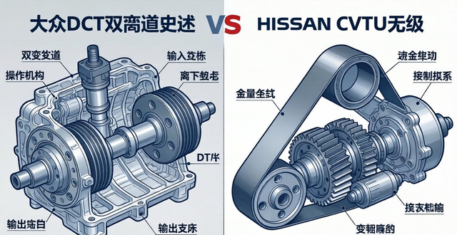 日产CVT变速器耐用性分析_大众干式双离合变速器缺点_双离合器工作原理