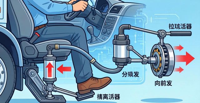 货车离合器总泵漏油症状_货车离合器总泵离合无力怎么办_离合器总泵漏油