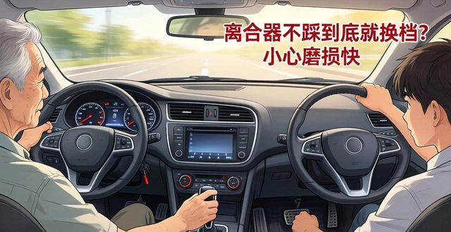 离合器不踩到底换挡_手动挡离合器踩到底原理_手动挡换挡不踩离合技巧