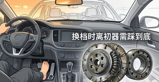 压盘分离轴承更换周期_手动挡离合器三件套问题_换挡时离合器要踩死么