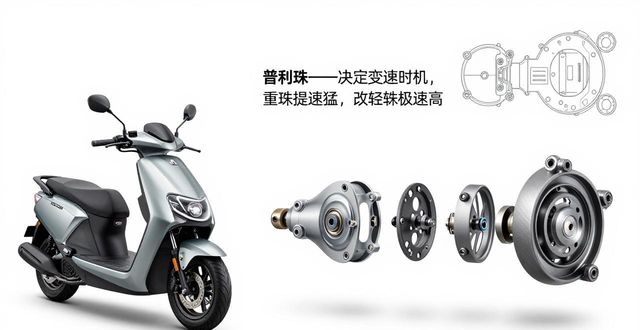 CVT变速系统详解_踏板摩托车CVT工作原理_踏板摩托车 离合器
