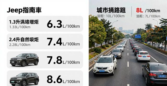 jeep指南者离合器问题_Jeep指南者油耗表现 1.3升涡轮增压车型油耗 1.4升涡轮增压车型油耗