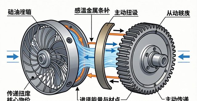 机械直连式风扇原理_发动机散热风扇技术_硅油风扇离合器故障