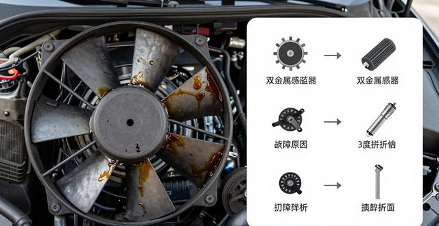 硅油风扇离合器故障_风扇离合器故障表现_水温异常风扇离合器