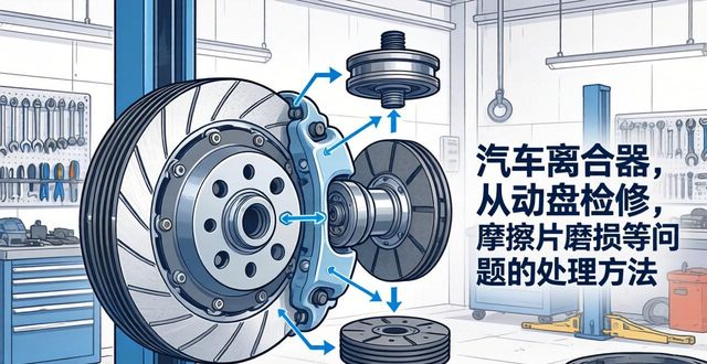 压盘检修_汽车离合器打滑的现象_离合器从动盘检修