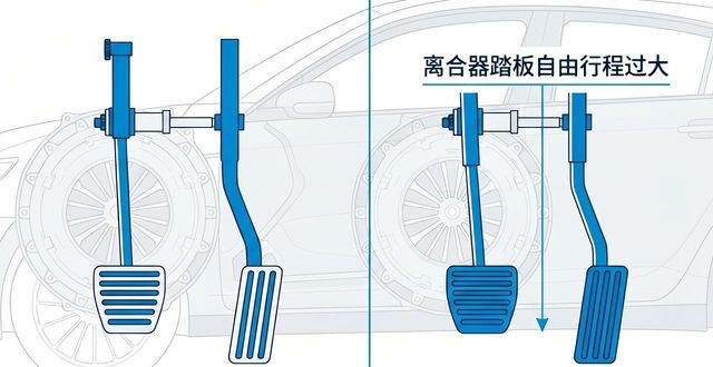 离合器分离爪_手动挡离合器三件套_离合器打滑故障诊断