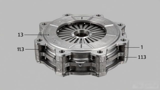 离合器压盘打磨装置_离合器压盘表面打磨设备_离合器压盘结构图