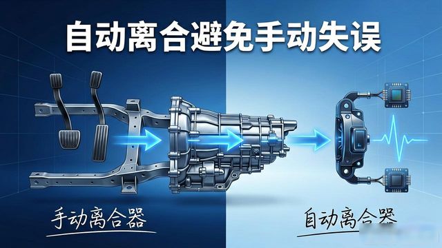 自动离合器工作原理_自动离合器优点_自动挡离合器原理