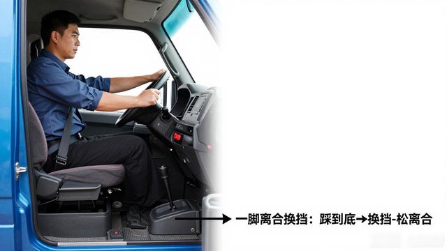 手动挡货车两脚离合器操作_货车两脚离合器换挡法_换挡时离合器要踩到底