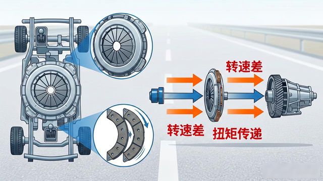 手动挡起步离合器磨损_平路起步离合器磨损_膜片弹簧离合器装配图
