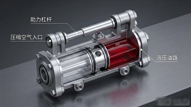 离合助力器原理_离合器总泵的原理_离合助力缸结构
