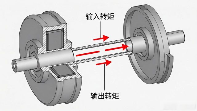 双轴磁粉离合器_双轴磁粉离合器工作原理_磁粉离合器磁粉链形成